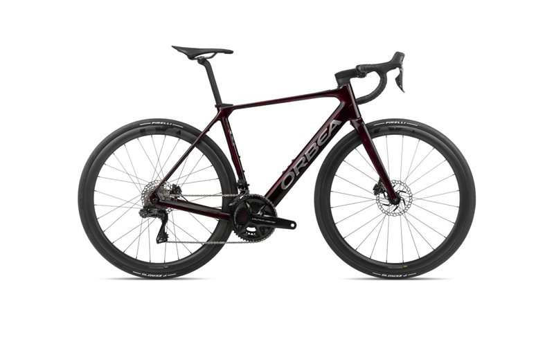 Orbea Elcykel Racer Gain M10i Wine Red Carbon View