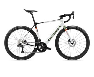 Maantie sähköpyörä Orbea Gain M20i White Chic-Metallic Green Artichoke
