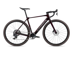 Orbea Elcykel Racer Gain M21e 1x Wine Red Carbon View