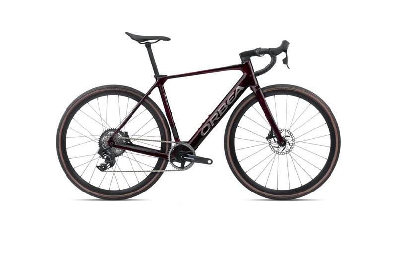 Orbea Maantie sähköpyörä Gain M21e 1x Wine Red Carbon View