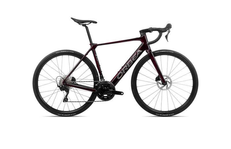 Orbea Maantie sähköpyörä Gain M30 Wine Red Carbon View