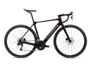 Maantie sähköpyörä Orbea Gain M30i Wine Red Carbon View