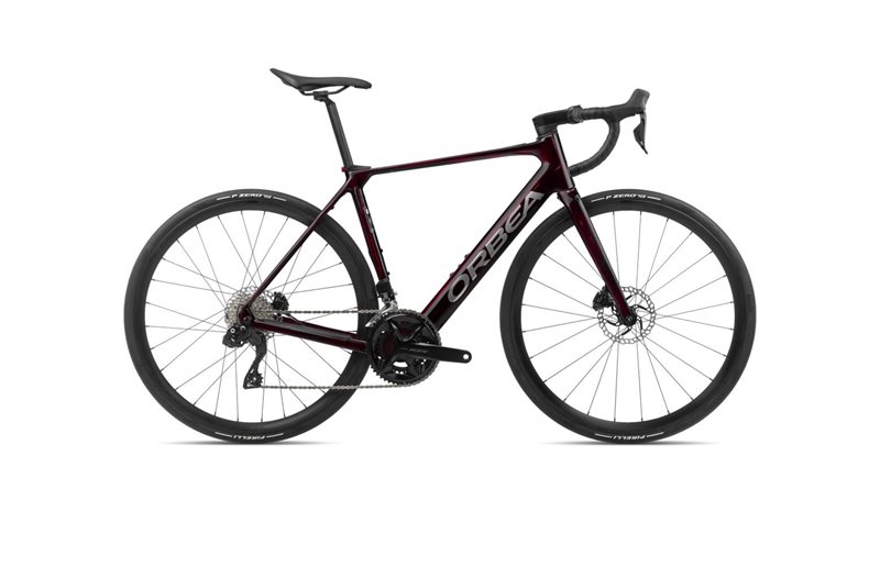 Orbea Maantie sähköpyörä Gain M30i Wine Red Carbon View