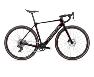 Maantie sähköpyörä Orbea Gain M31e 1x Wine Red Carbon View