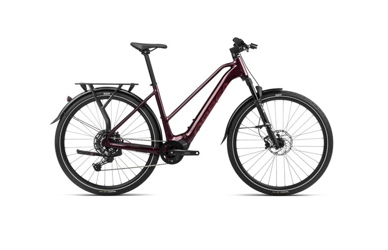 Orbea Elcykel Hybrid Kemen Mid 30 Dark Red Gloss -Matt