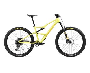 Täysjousto maastopyörä Orbea Occam SL H20 Spicy Lime-Corn Yellow Gloss
