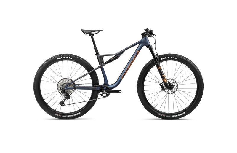 Orbea Heldämpad Mtb Oiz H10 Moondust Blue-Leo Orange Matt (MOONDUST BLUE-LEO ORANGE MATT/L)