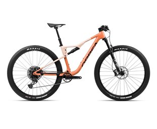 Täysjousto maastopyörä Orbea Oiz H20 Apricot Orange-Limestone Beige Matt