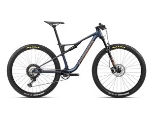 Täysjousto maastopyörä Orbea Oiz H30 Moondust Blue-Leo Orange Matt
