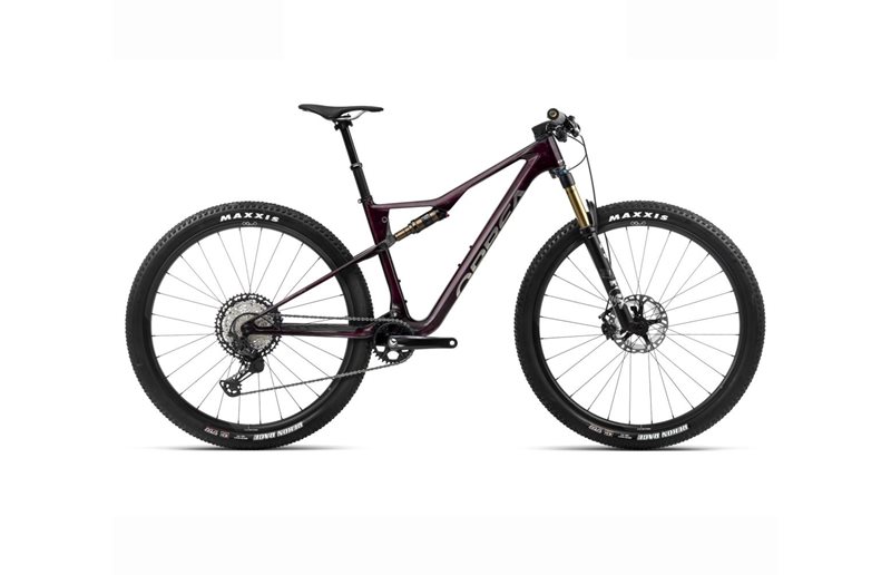 Orbea Täysjousto maastopyörä Oiz M-Pro Wine Red Carbon View-Titan Gloss