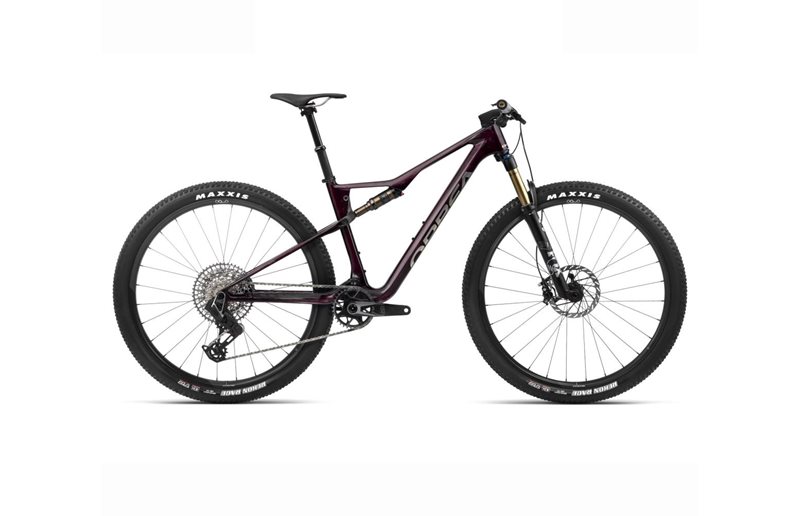 Täysjousto maastopyörä Orbea Oiz M-TEAM AXS Wine Red Carbon View-Titan Gloss