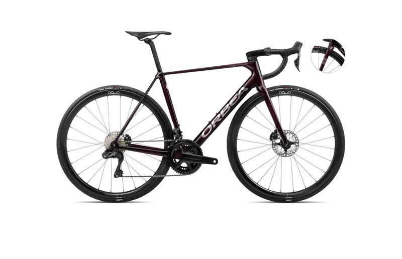 Orbea Maantiepyörä Orca M20iTEAM Wine Red-Titanium Gloss