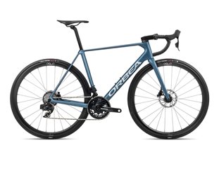 Orbea Maantiepyörä Orca M21eTEAM Pwr Slate Blue-Halo Silver Matt