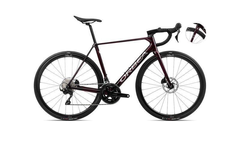 Maantiepyörä Orbea Orca M35 Wine Red-Titanium Gloss