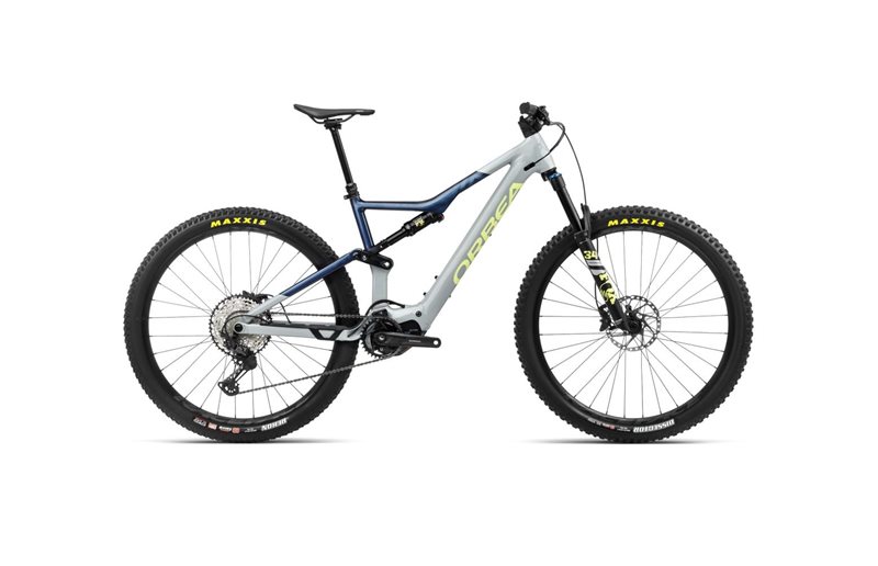 Sähkömaastopyörä Orbea Rise H20 Iceberg Grey-Moondust Blue Gloss