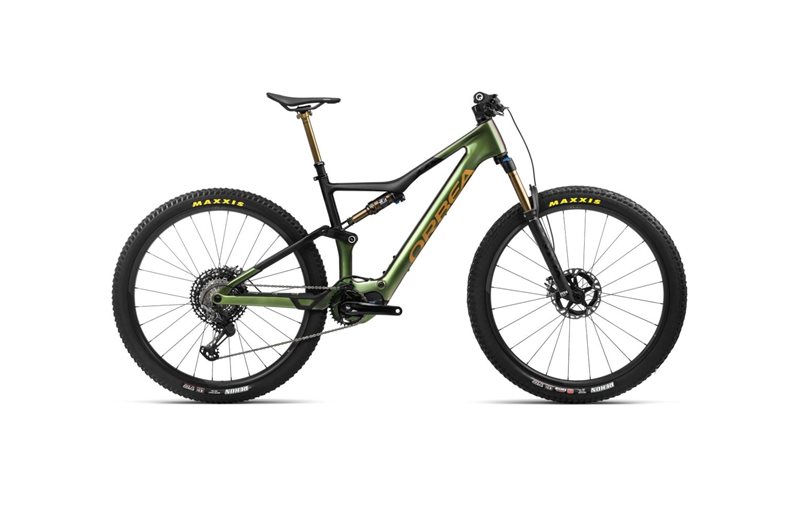 Sähkömaastopyörä Orbea Rise M-LTD Chameleon Goblin Green Gloss/Black