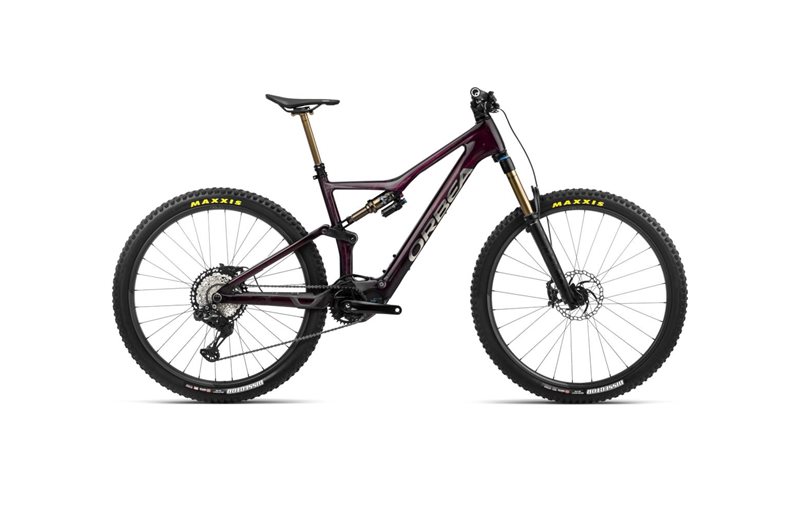 Orbea El Mtb Rise M-team Wine Red Carbon View-Titan Gloss (WINE RED CARBON VIEW-TITAN GLOSS/L)