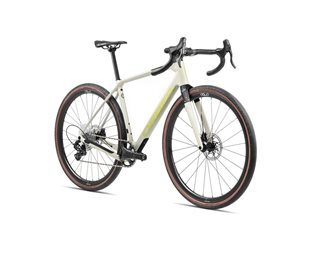 Gravel pyörä Orbea Terra M20iTEAM Ivory White-Spicy Lime Gloss