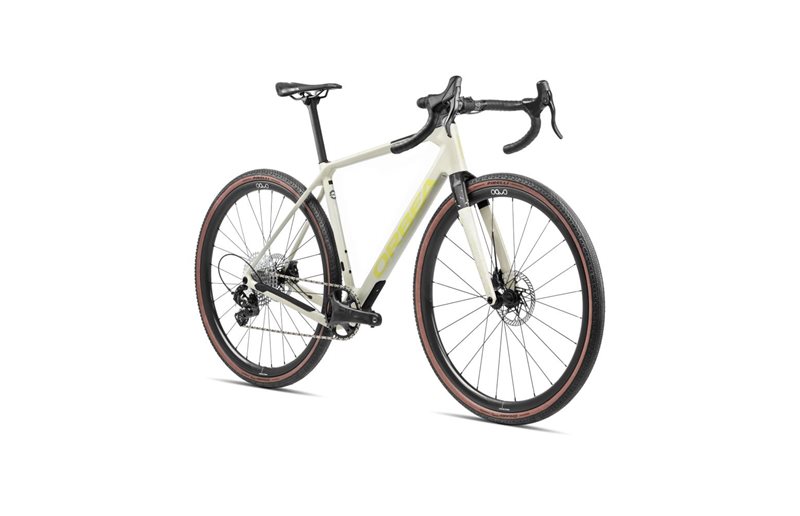 Orbea MTB Rise H20 Ivory White-Spicy Lime Gloss
