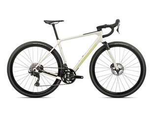 Gravel pyörä Orbea Terra M20TEAM Ivory White-Spicy Lime Gloss