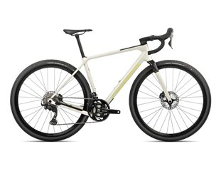 Orbea MTB Rise M20 Ivory White-Spicy Lime Gloss