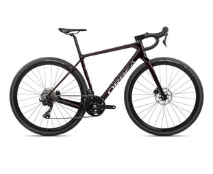 Gravel pyörä Orbea Terra M30TEAM Wine Red Carbon View