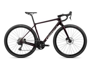 Orbea Gravel pyörä Terra M30TEAM Wine Red Carbon View