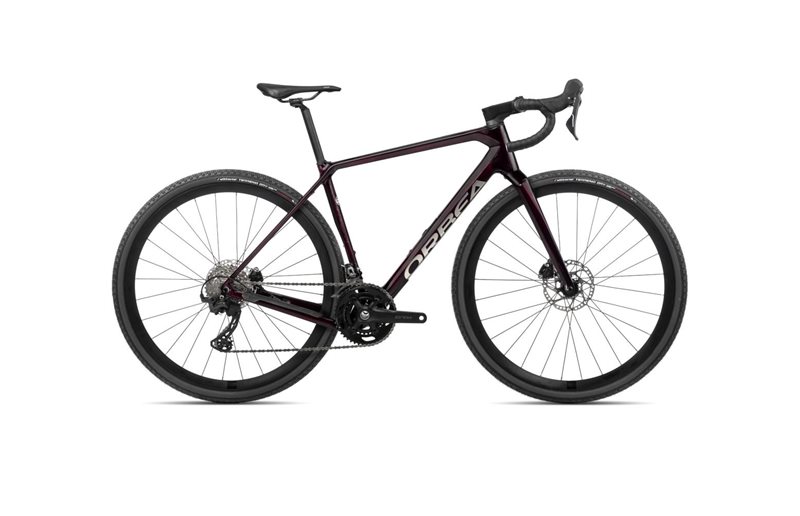 Gravel pyörä Orbea Terra M30TEAM Wine Red Carbon View