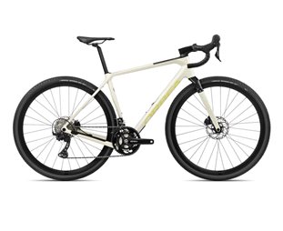 Gravel pyörä Orbea Terra M30TEAM Ivory White-Spicy Lime Gloss
