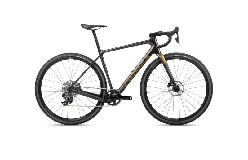 Orbea Gravel Bike Terra M31Eteam 1X Cosmic Carbon View-Metallic Olive G