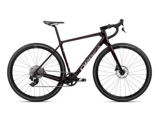 Orbea Gravel pyörä Terra M41eTEAM 1x Wine Red Carbon View