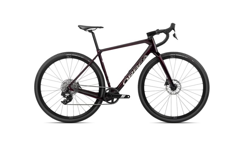 Orbea Gravel pyörä Terra M41eTEAM 1x Wine Red Carbon View