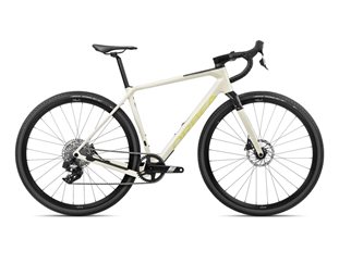 Orbea Gravel pyörä Terra M41eTEAM 1x Ivory White-Spicy Lime Gloss