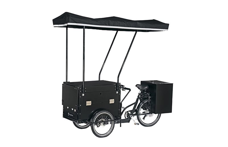 Cargobike Lådcykel Classic Café Black