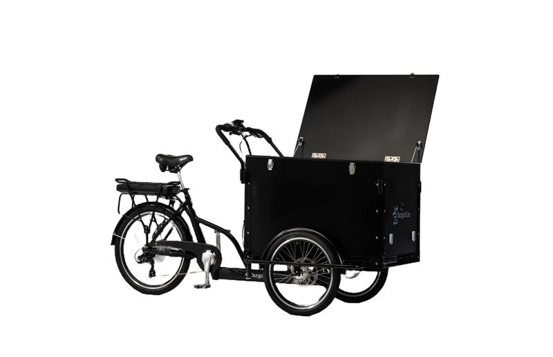 Cargobike Lådcykel Classic Box Black