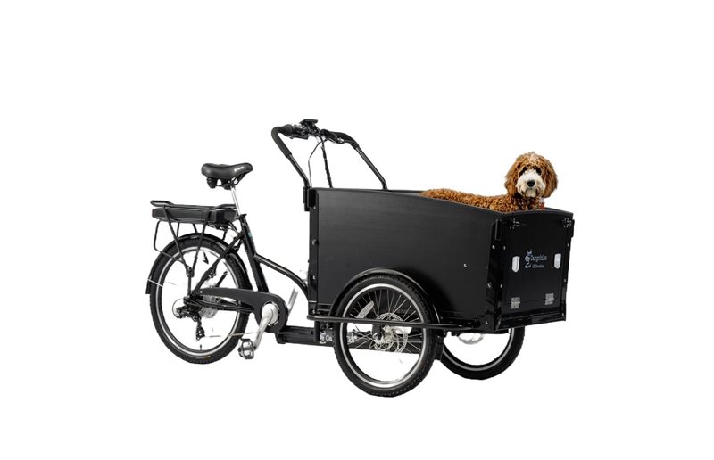 Cargobike Lådcykel Classic Dog Black