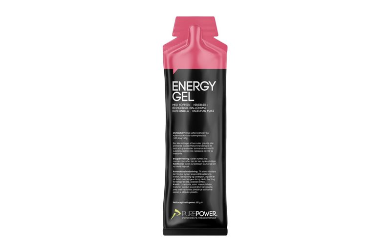 PurePower Energiapageeli Caffeine 60g Raspberry