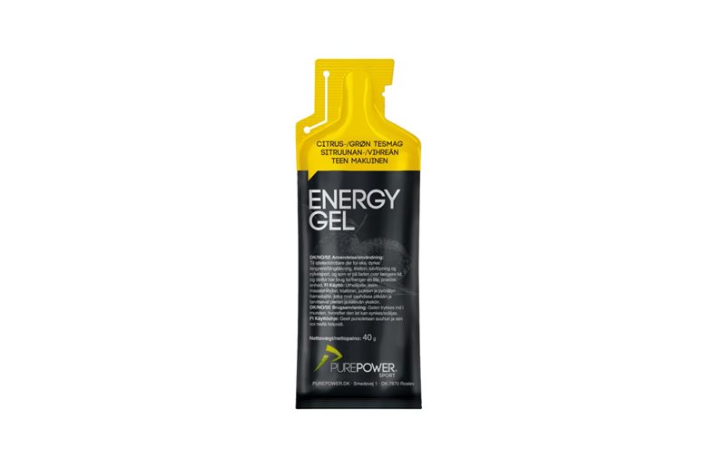 PurePower Energiageeli 40g Lemon/Green Tea