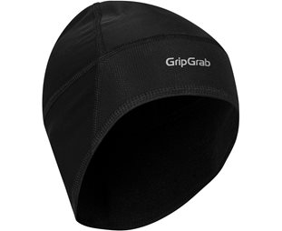 GripGrab Thermo Vindtät Vinterhjälmmössa Black