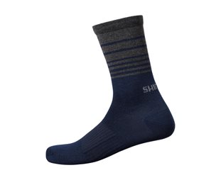 Shimano Pyöräilysukat Original Wool Tall Socks Laivastonsininen