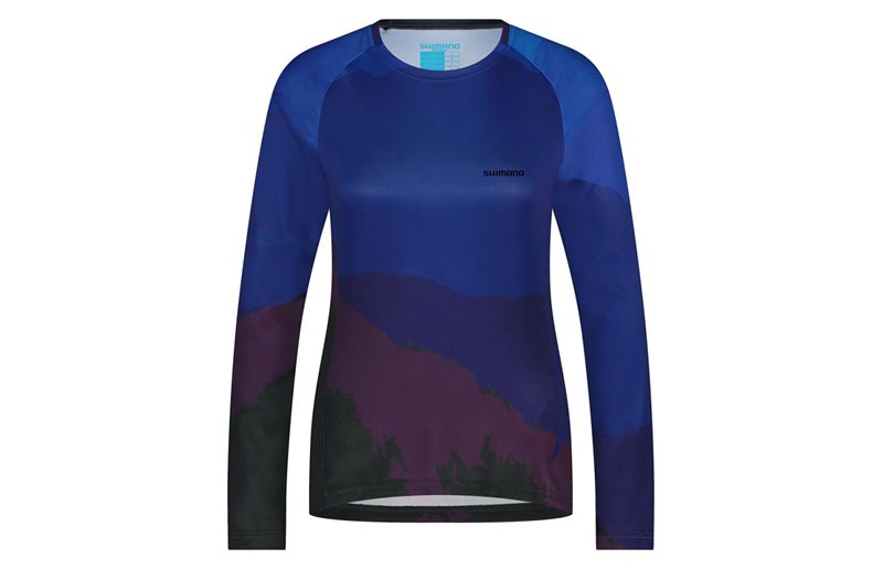 Shimano Cykeltrøje Kvinde Sentiero Saiko L.S. Jersey Marineblå