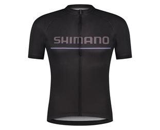 Shimano Pyöräilypaita Logo SS Jersey Musta