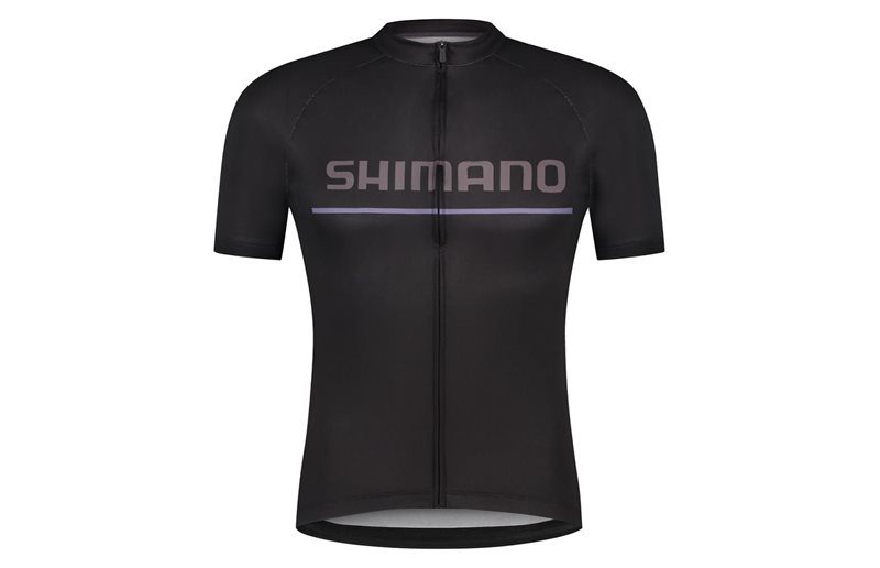 Shimano Pyöräilypaita Logo SS Jersey Musta