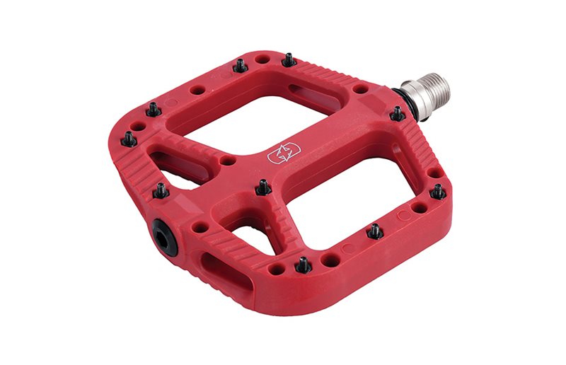 OXC Cykelpedaler Loam 20 MTB Nylon Flat Rød