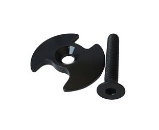 PRO Täcklock Steerer Bolt & Cap Vibe EV, Alloy, 1 Set