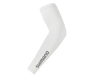 Shimano Armvärmare Vertex Sun Block Sleeves White
