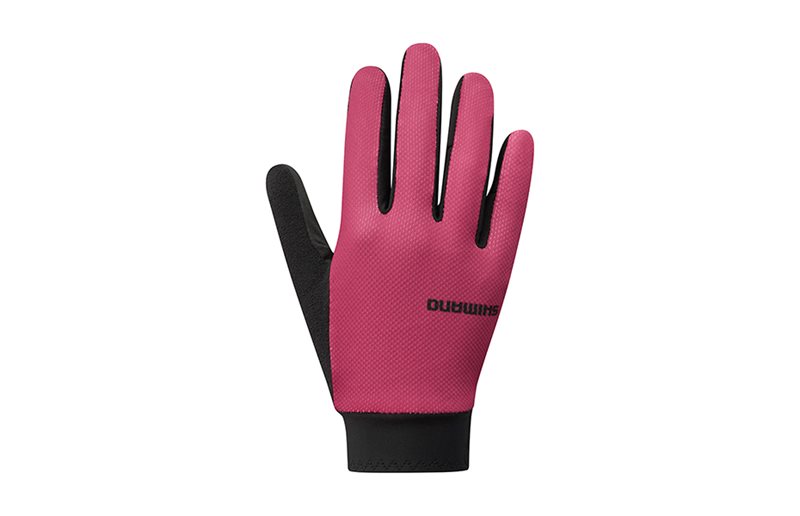 Shimano Naisten pyöräilyhanskat Explorer FF Gloves Punainen