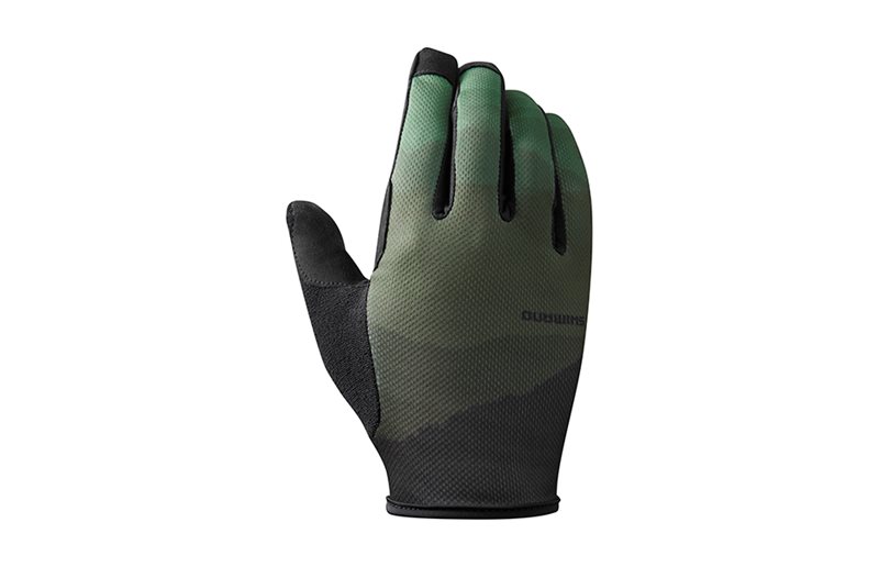 Shimano Pyöräilyhanskat Trail Gloves Vihreä