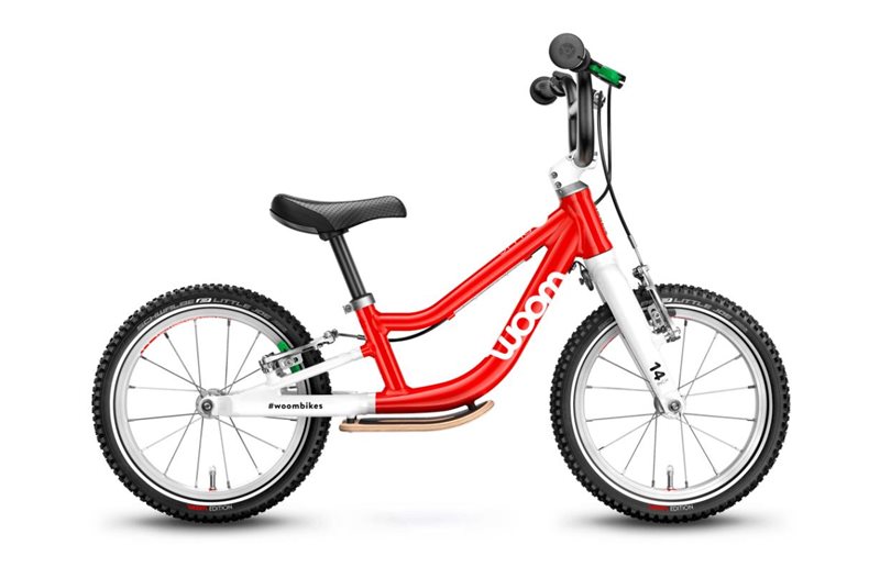 Lasten potkupyörä Woom 1+ Punainen