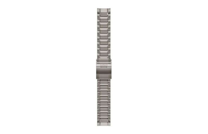 Ranneke Garmin QuickFit 22 Band (Headened Swept-Link Titanium Bracelet)